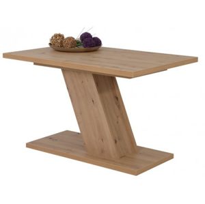 Jídelní stůl Zita 120x80 cm, dub artisan, rozkládací
