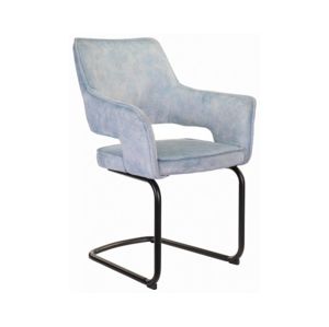 Jídelní židle Hudson, světle modrá látka