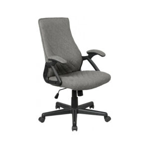 Kancelářská židle Lineus, šedá tkanina
