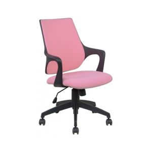 Kancelárská židle Marika, růžová látka