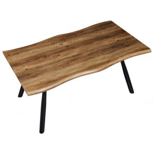 Jídelní stůl Alfred 160x90 cm, hnědý dub