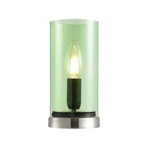 Stolní lampa Laik, zelené sklo