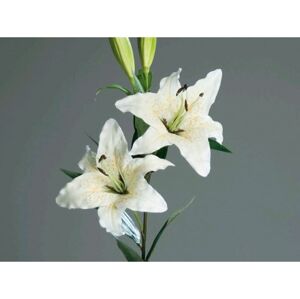 Umělá květina Lilie 84 cm, krémová