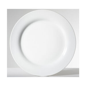 Mělký talíř bílý, 26,6 cm