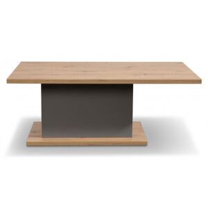 Konferenční stolek Lucera, dub artisan/šedá