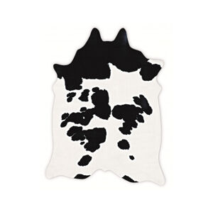 Imitace kravské kůže černobílá, 120x150 cm