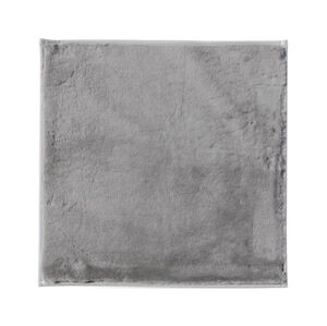 Koupelnová předložka Králík 50x50 cm, stříbrná