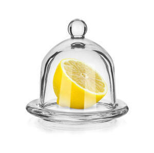 Dóza na citron 12,5 cm, sklo