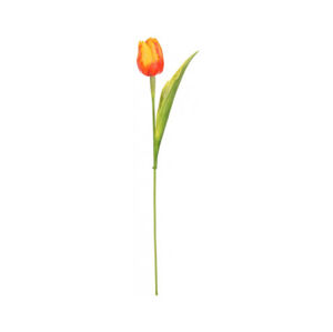 Umělá květina Tulipán 43 cm, oranžová