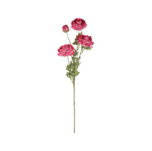 Umělá květina Pivoňka 70 cm, tmavě růžová