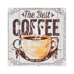 Obraz na plátně The Best Coffee, 28x28 cm