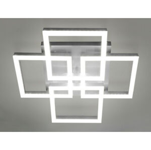 Stropní LED osvětlení Neron, čtverce, 4 svítidla