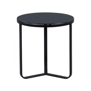 Kulatý konferenční stolek Boston 50 cm, černý