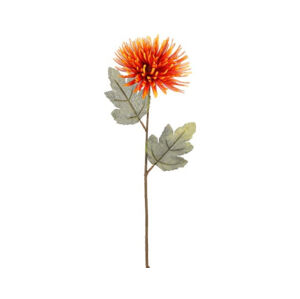 Umělá květina Chryzantéma 60 cm, oranžová