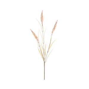 Umělá květina Větev pšenice 75 cm, krémová