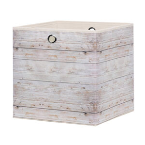 Úložný box Wood 1, motiv světlých prken