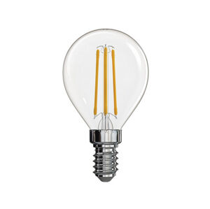 LED žárovka Filament mini globe, E14, 3,4 W, 470 lm