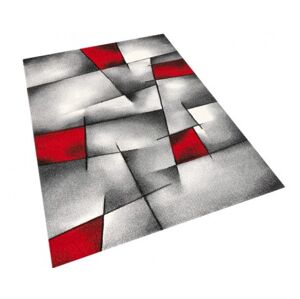 Koberec Brilliance 120x170 cm, šedo-červený