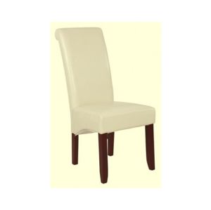 Jídelní židle Lenox, krémová ekokůže