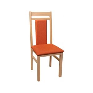 Jídelní židle Michaela, dub/oranžová