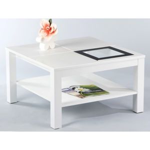 Konferenční stolek Ultra, bílý/černý
