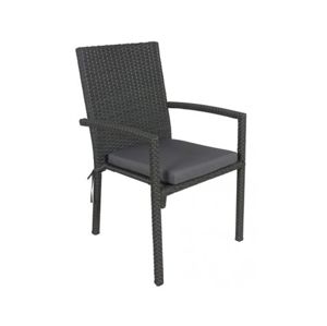 Zahradní židle ratanová š/v/h: 82x55x64 cm