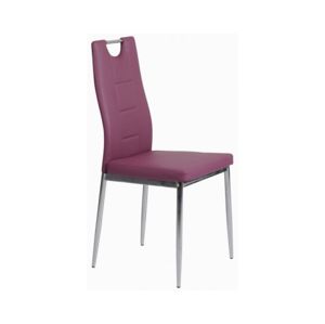 Jídelní židle Melanie, fialová ekokůže