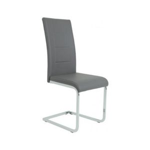 Jídelní židle Joana, šedá ekokůže