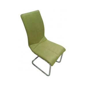Jídelní židle Erdefa, limetově zelená tkanina