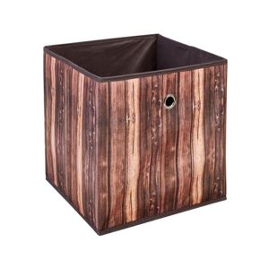 Úložný box Wuddi 2, motiv dřeva